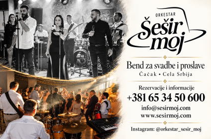 Orkestar Šešir moj – nastupi u Čačku i celoj Srbiji