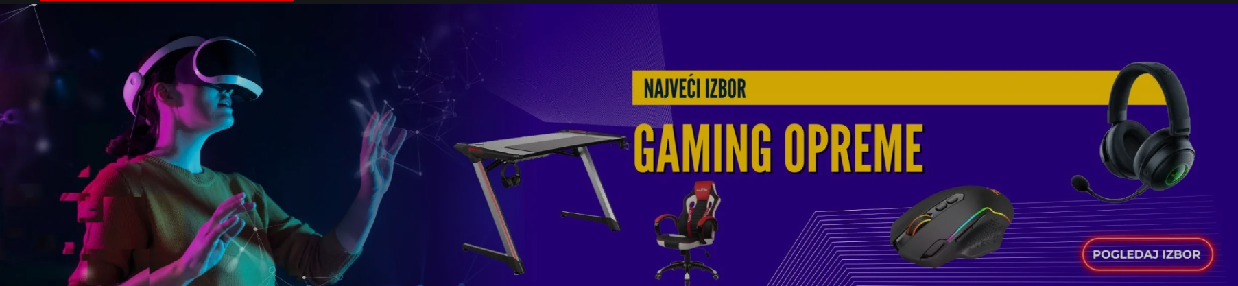 Premium gaming oprema slušalice i mehaničke tastature u ponudi