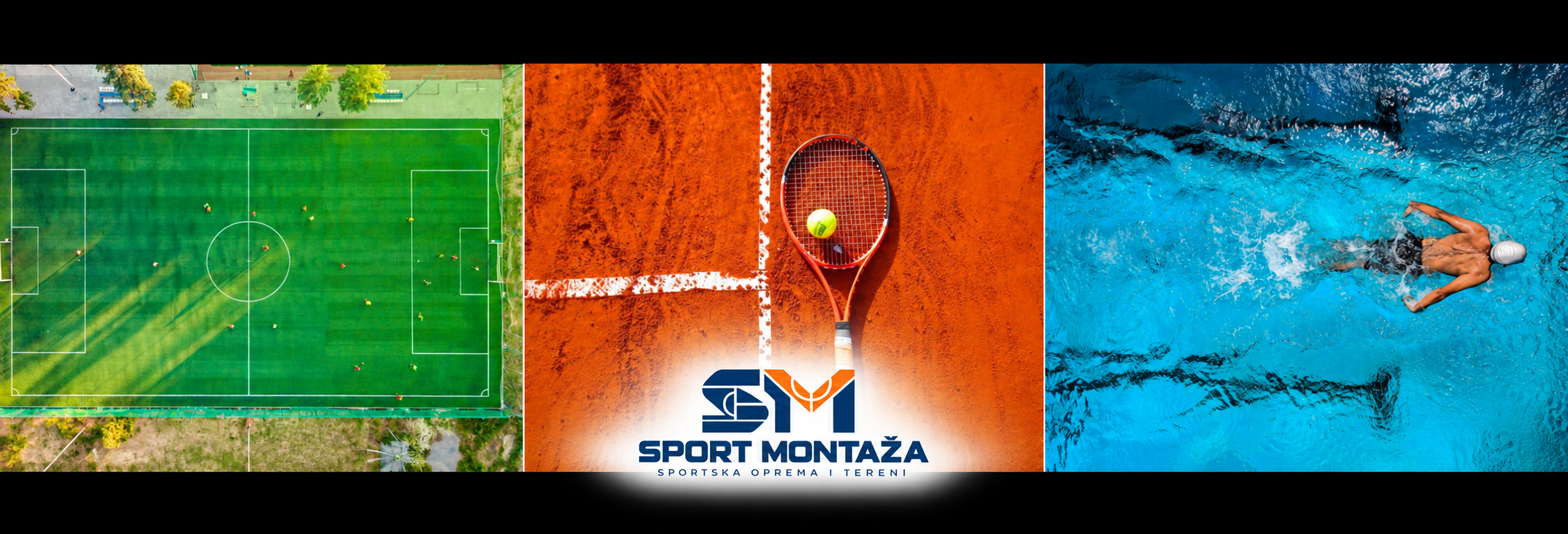 Fudbal, tenis i plivanje – Sport Montaža