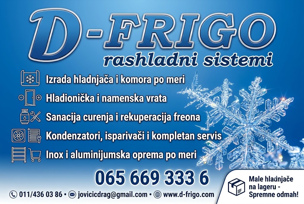 Izrada i projektovanje hladnjača Obrenovac