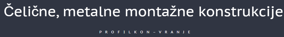 Čelične konstrukcije Vranje