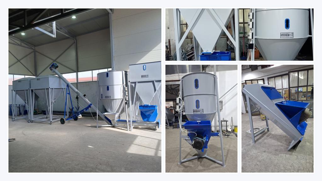 Mašine za stočnu hranu Dujin Miks u modernom prikazu proizvodnog programa