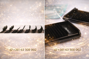 Perfect Art Line proizvodi za nadogradnju trepavica sa modelom i profesionalnom opremom