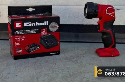 Einhell aku lampa i punjač iz ponude Darko Alati