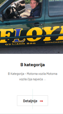  Auto škola Novi Sad Floyd B Kategorija