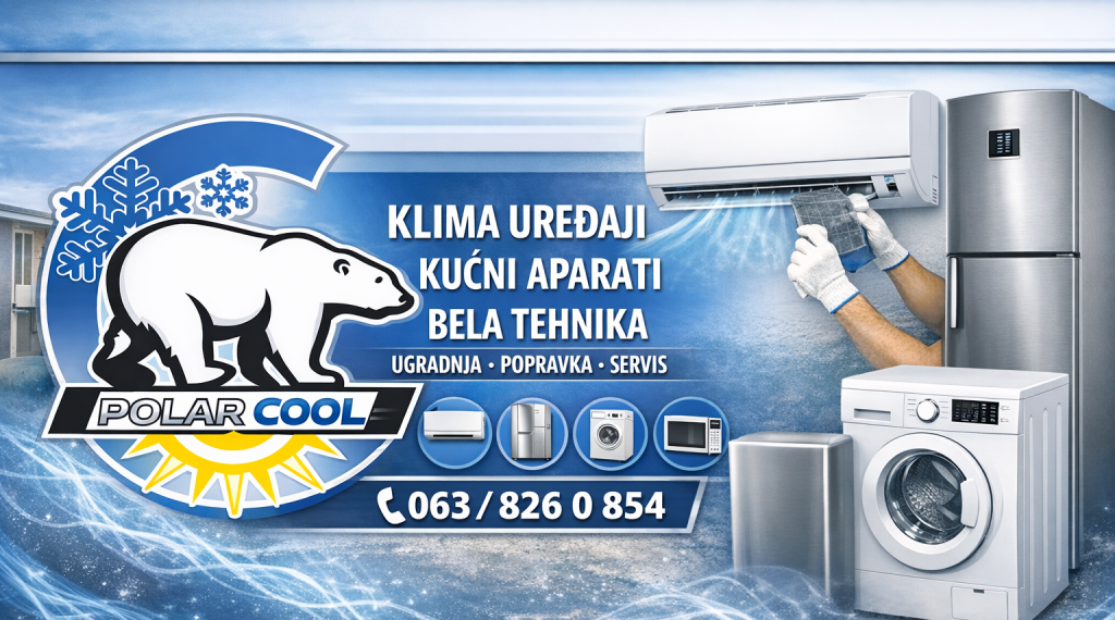 Polar Cool usluge klima uređaja i bele tehnike