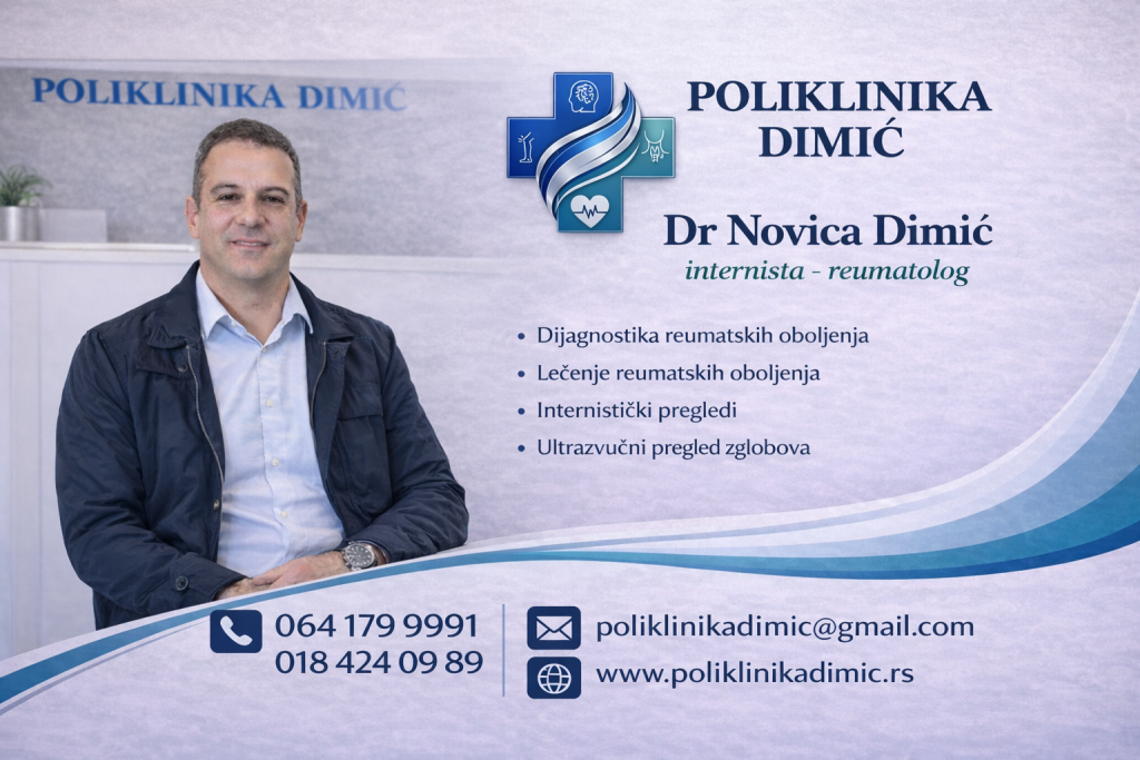 Dr Novica Dimić – specijalista Poliklinike Dimić