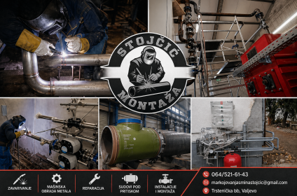 STOJČIĆ-MONTAŽA VALJEVO zavarivanje i mašinska obrada metala