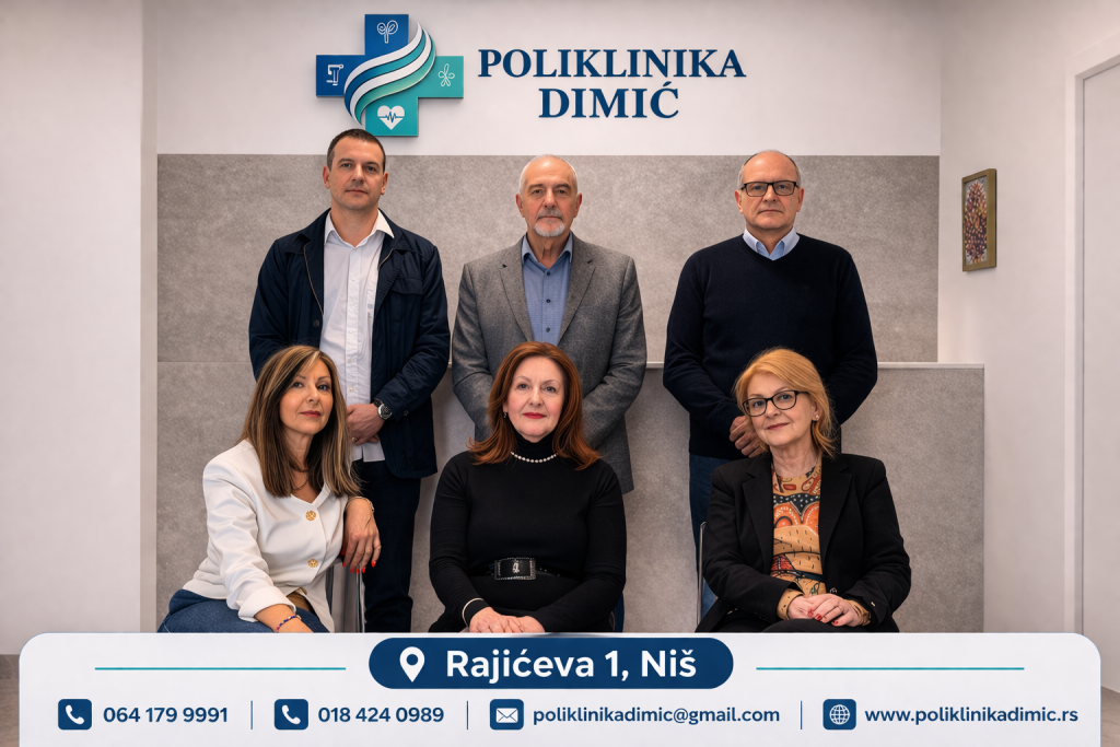 Tim lekara,kontakt telefoni, email, sajt i adresa Rajićeva 1