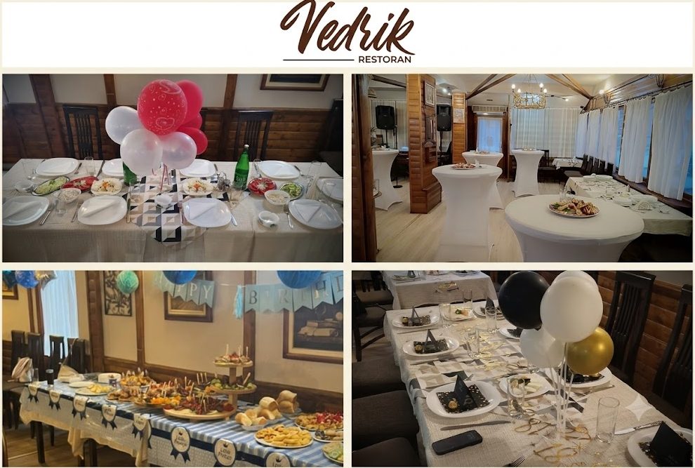 Etno sala restorana Vedrik u Nišu idealna za organizaciju slavlja