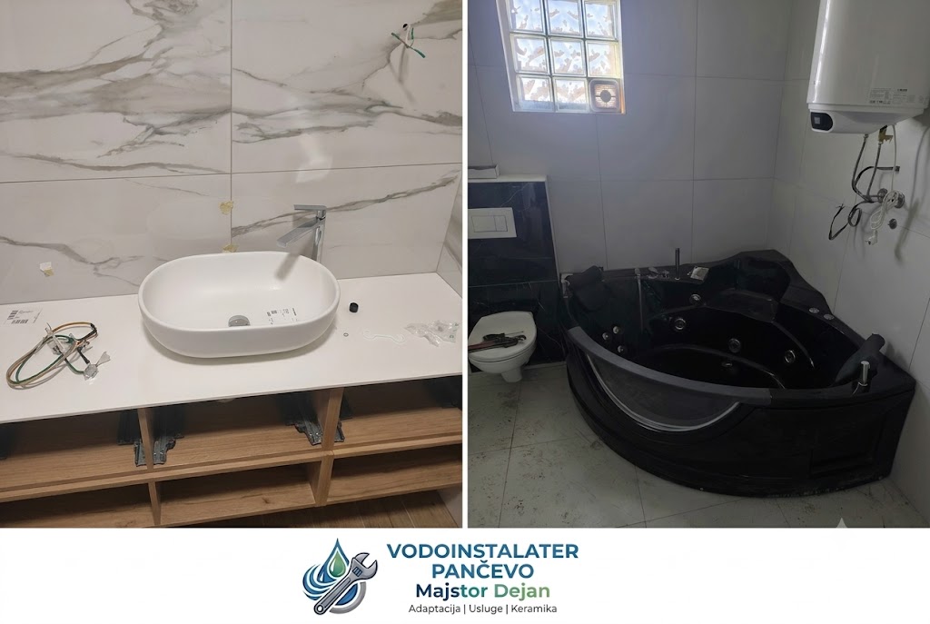 Montaža sanitarija, tuš kabina i bojlera - vodoinstalater Pančevo