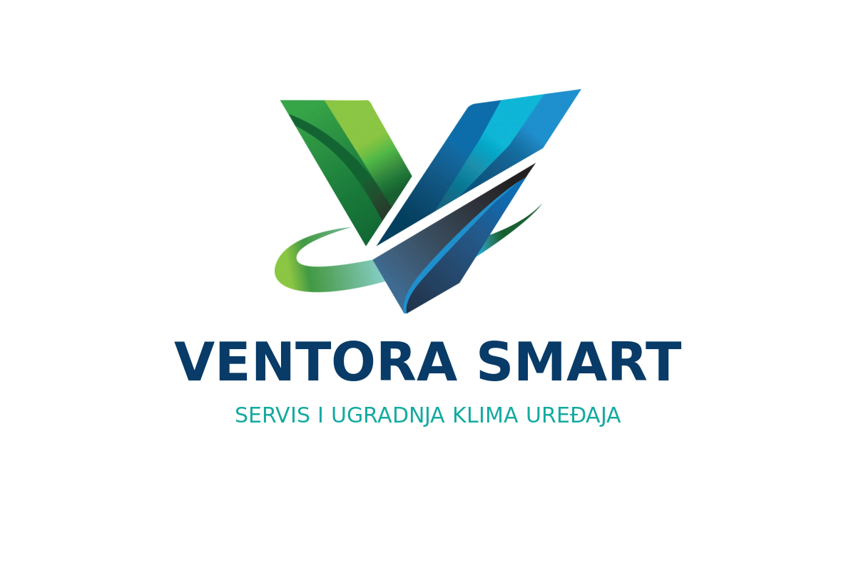 Logo kompanije Ventora Smart za servis i ugradnju klima uređaja u Nišu