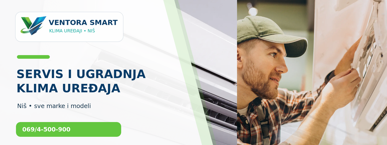 Servis i ugradnja klima uređaja u Nišu – Ventora Smart